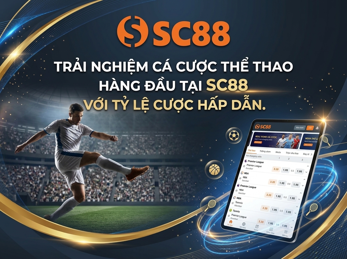 Trải nghiệm cá cược thể thao đỉnh cao tại SC88 với tỷ lệ kèo hấp dẫn